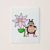 Ladybug met Flower.PNG Legpuzzel (Verticaal)