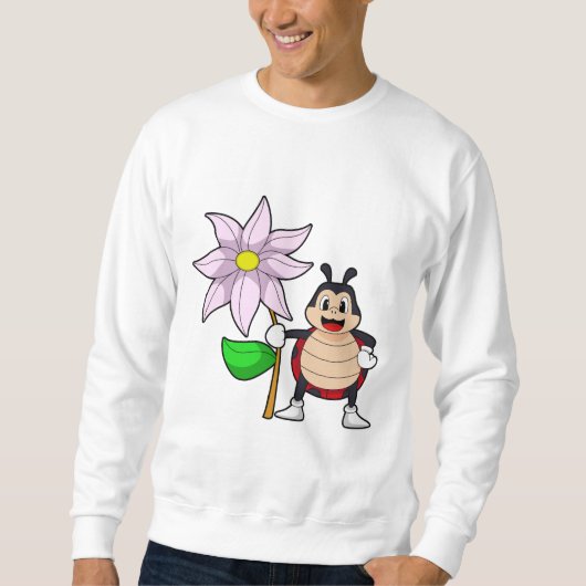 Ladybug met Flower.PNG Trui (Voorkant)
