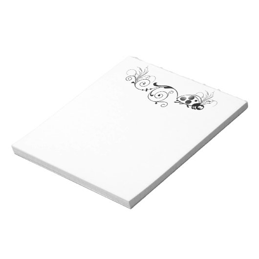 Ladybug met leuke staart notitieblok (Linkerzijde)