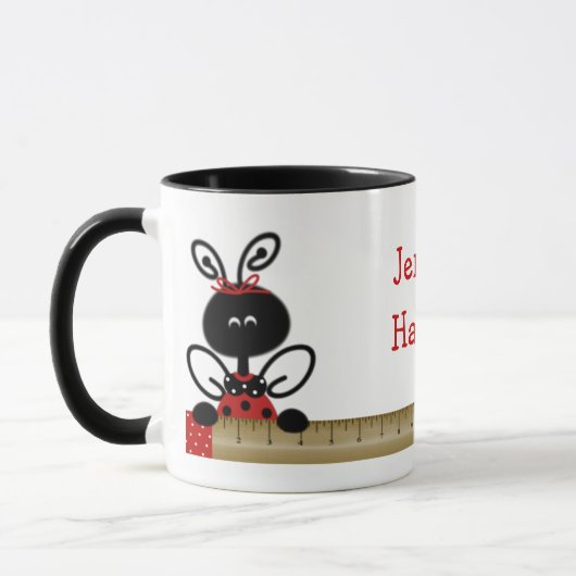 Ladybug met Mok van leidinggevende leraar (Links)