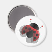Ladybug met operationele Wings Magneet (Voorkant / Achterkant)