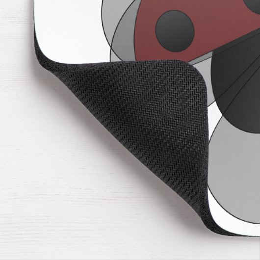 Ladybug met operationele Wings Muismat (Hoek)