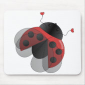 Ladybug met operationele Wings Muismat (Voorkant)