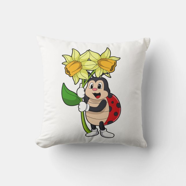 Ladybug met ventilator kussen (Voorkant)