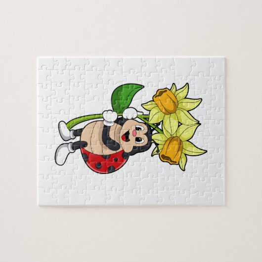 Ladybug met ventilator legpuzzel (Horizontaal)