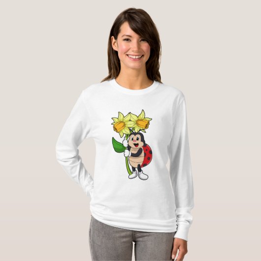 Ladybug met ventilator t-shirt (Voorkant volledig)