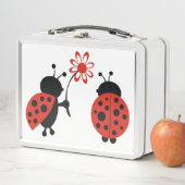 Ladybug Metal Lunch Box (In situ)