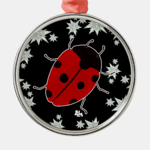 LADYBUG METALEN ORNAMENT