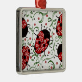Ladybug Metalen Ornament (Rechts)