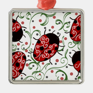 Ladybug Metalen Ornament