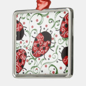 Ladybug Metalen Ornament (Links)