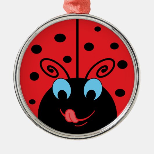 Ladybug Metalen Ornament (Voorkant)