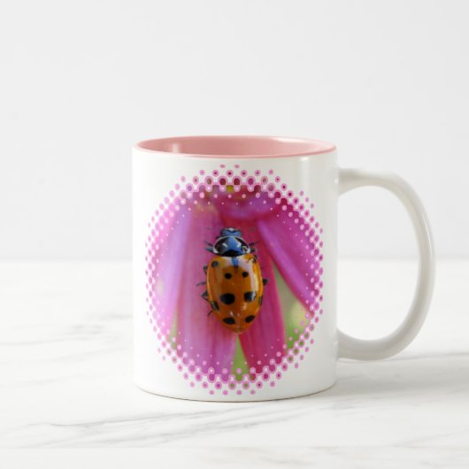 Ladybug-Mok Tweekleurige Koffiemok (Rechts)