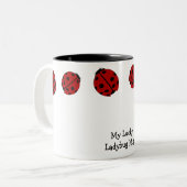 Ladybug-Mok Tweekleurige Koffiemok (Voorkant links)