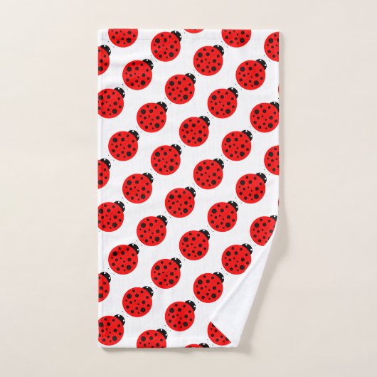 Ladybug Monogram Bad Handdoek (Handdoek)