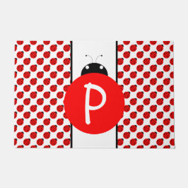 Ladybug Monogram Deurmat