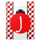 Ladybug Monogram Notitieboek (Voorkant)