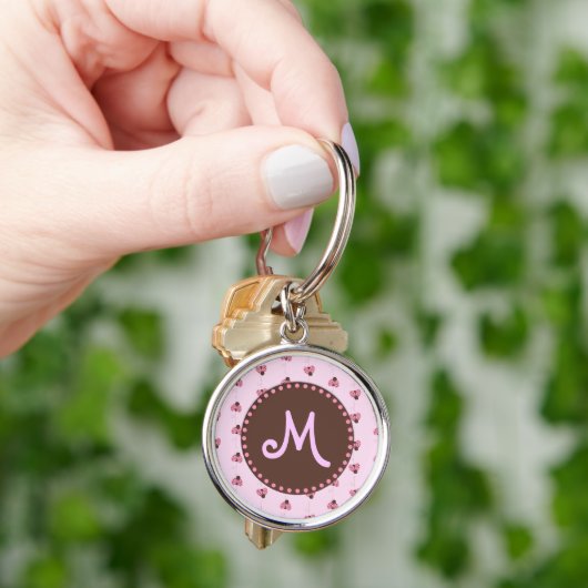 Ladybug Monogram Sleutelhanger (Hand)