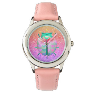Ladybug mooi hart schattig glitter horloge