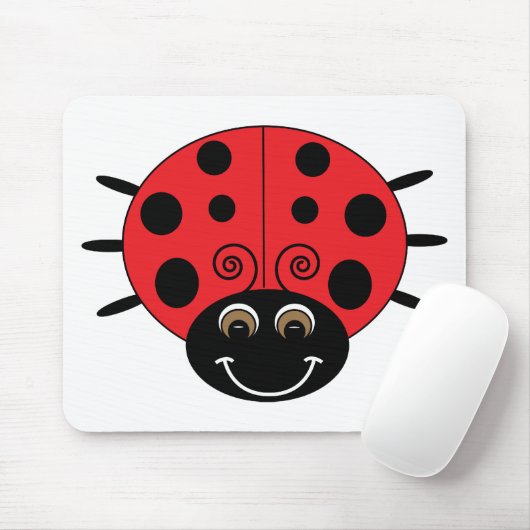 Ladybug Mousepad Muismat (Met muis)