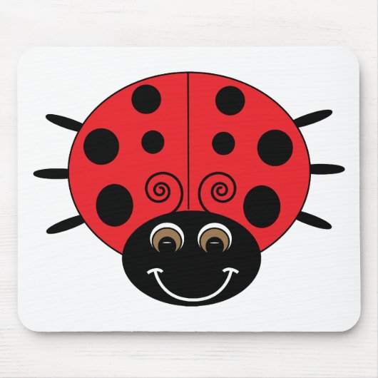 Ladybug Mousepad Muismat (Voorkant)