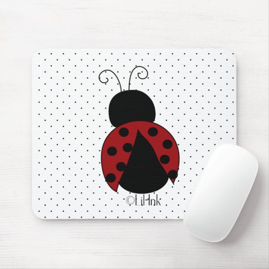 Ladybug Mousepad Muismat (Met muis)