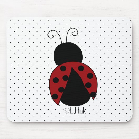 Ladybug Mousepad Muismat (Voorkant)