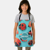 Ladybug Mozaïek Kleurrijk Gepersonaliseerd Patroon Schort (Insitu)