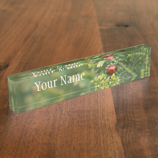 Ladybug Naambordje (Zijkant)