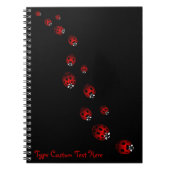 Ladybug Notebook Custom Ladybug Journal Book Gifts Notitieboek (Voorkant)