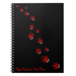 Ladybug Notebook Custom Ladybug Journal Book Gifts Notitieboek