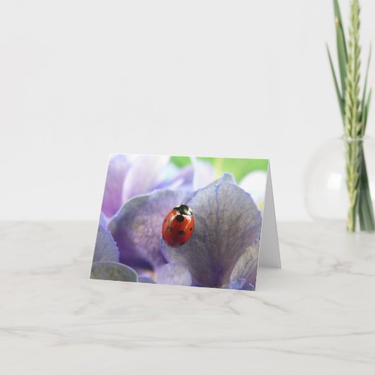 LadyBug Notecard Kaart (Voorkant)