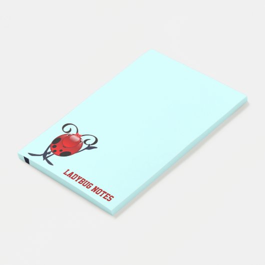 Ladybug-notities Post-it® Notes (Schuin)