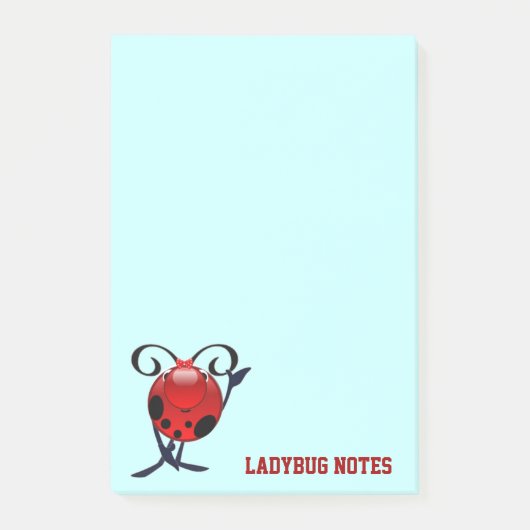 Ladybug-notities Post-it® Notes (Voorkant)