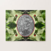 Ladybug on Dogwood Flower Lijst Uw foto toevoegen Legpuzzel (Horizontaal)