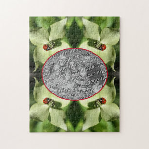 Ladybug on Dogwood Flower Lijst Uw foto toevoegen Legpuzzel