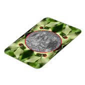 Ladybug on Dogwood Flower Lijst Uw foto toevoegen Magneet (Linkerzijde)