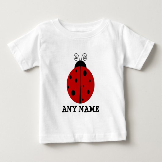 LADYBUG ontwerp aangepast met ELKE NAAM (Voorkant)