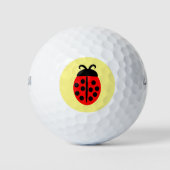 Ladybug-ontwerp Golfballen (Voorkant)
