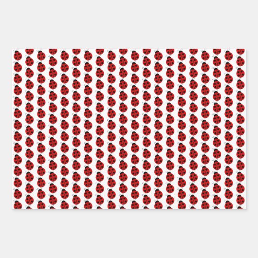 Ladybug-ontwerp Inpakpapier Vel (Voorkant)
