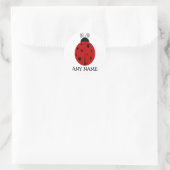 LADYBUG-ontwerp op maat van STICKER met ELKE NAAM (Tas)