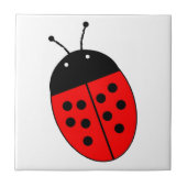 Ladybug-ontwerp Tegeltje (Voorkant)