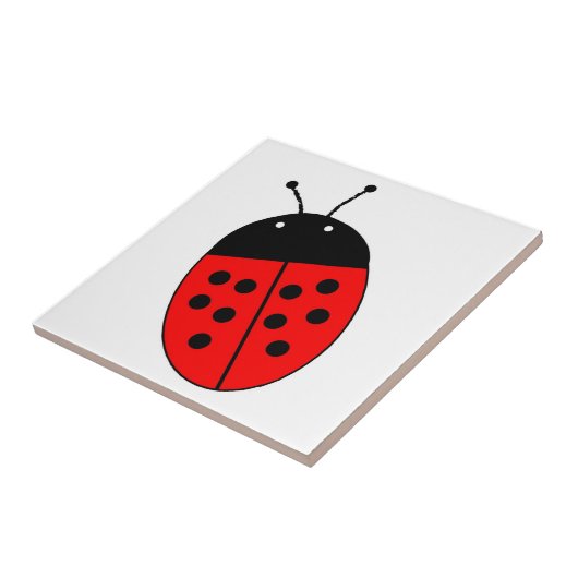 Ladybug-ontwerp Tegeltje (Zijkant)