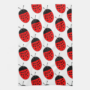 Ladybug-ontwerp Theedoek