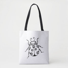 Ladybug-ontwerp Tote Bag