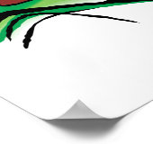 ladybug op blad poster (Hoek)