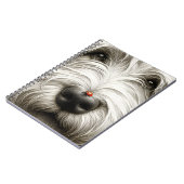 Ladybug op de neus van Shaggy Dog Notitieboek (Linkerzijde)