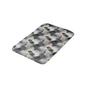 Ladybug op Dogwood Flower Natuur Pattern Badmat (Gekanteld)