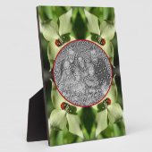 Ladybug op Dogwood Flower Uw foto toevoegen Fotoplaat (Zijkant)