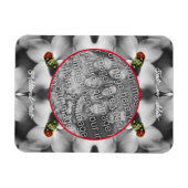 Ladybug op Dogwood gepersonaliseerd Uw foto toevoe Magneet (Horizontaal)